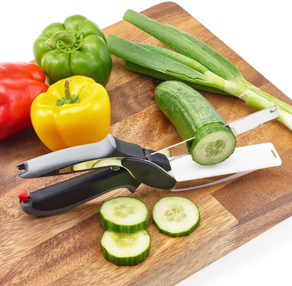 073 Stainless Steel 4 In 1 Clever Cutter Black ( 2 pieces)