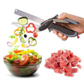 073 Stainless Steel 4 In 1 Clever Cutter Black ( 2 pieces)